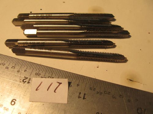6 pc 8-32 greenfield gh2 hs k1102 2 flute spiral point gun tap new  (117) for sale