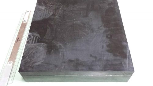 3&#034; x 12&#034; X 12&#034;  URETHANE / POLYURETHANE 60 A BLACK SHEET P/N 11456