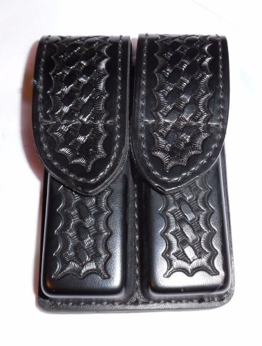 Safariland 77v c89 s&amp;w 59 ber-92 double magazine ammo pouch case holster police for sale