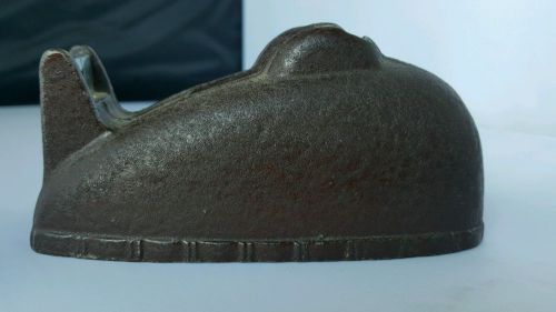 Vintage Cast Iron 3M Tape Dispenser Whale Tail Spool Minnesota Mining Mfg 5.5&#034;