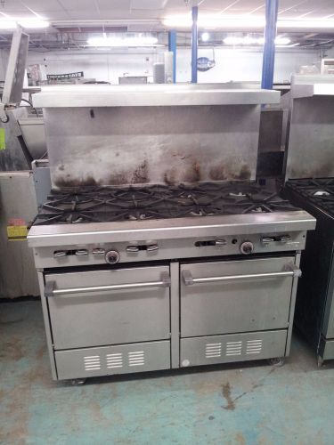 Garland Starfire Series H288 - 8 Burner Range w/ Dbl Oven