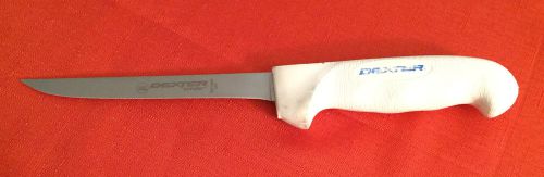 Preowned dexter~russell sanisafe 6&#034; stiff, model sg136n narrow boning knife nsf for sale