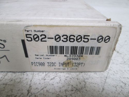 G&amp;L MOTION CONTROLS 502-03605-00 INPUT MODULE *NEW IN A BOX*