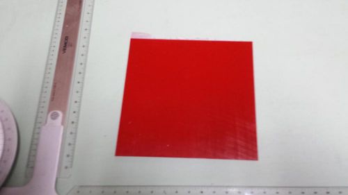 1/16&#034; x 5-3/4&#034; X 6&#034;  URETHANE / POLYURETHANE 95 A RED SHEET P/N 11437