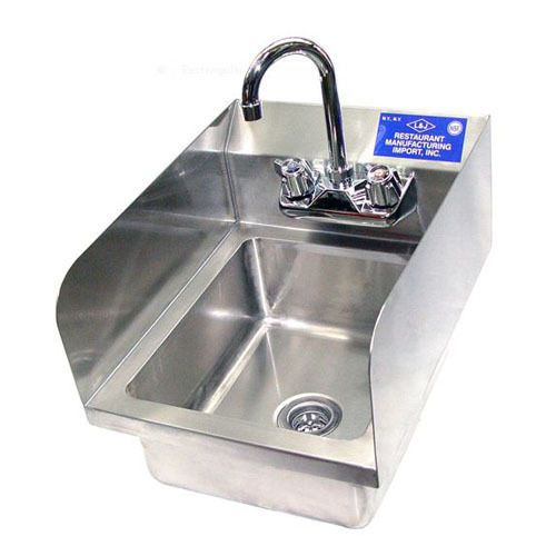 Economy Hand Sinks With Side Splash 22 Gauge Size Bowl Size 10x8x6