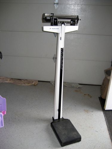 Health-o-meter 402kls mechanical balance beam scale 350 lb cap. 58&#034;hx17&#034;wx22&#034;d for sale