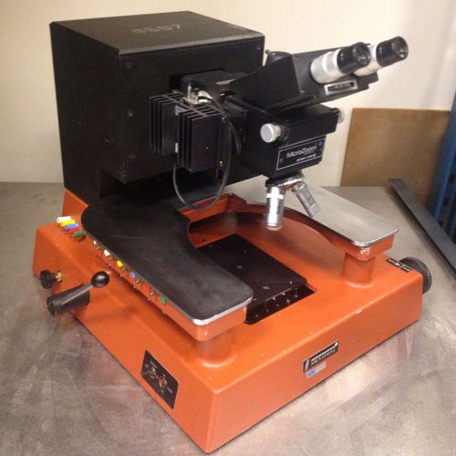 Signatone s-250-5 wafer prober w/ b &amp; l microzoom, with 3 objectives for sale