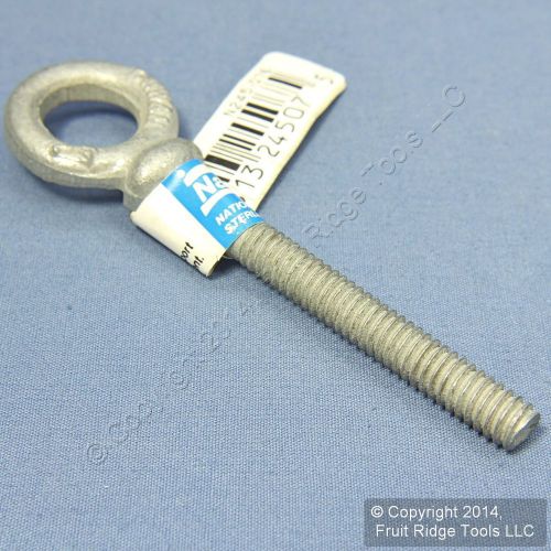 National hardware galvanized steel 1/4&#034; x 2&#034; eye bolt no nut 3260bc n245-076 for sale