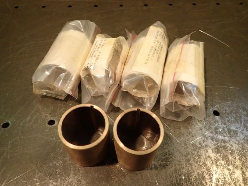 6 Pc Limitorque Bronze Bushing Insert Sleeves 1-1/2 Bore 1-3/4 OD 2&#034; Long