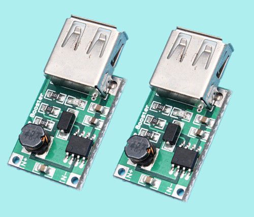 2pcs DC-DC 2-5V to 5V 1200mA 1.2A Converter Step Up Boost Module new