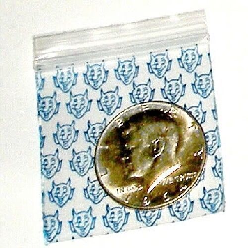 Blue Devils baggies 200 Mini ziplock bags  2 x 2&#034; Apple reclosable 2020