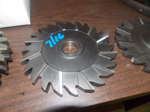 F &amp; D   6&#034; x 7/16&#034;  x 1.0&#034; HSS Slitting Saw Side Mill