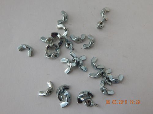 WING NUT 4/40. ZINC.  25 PCS. NEW - NOS