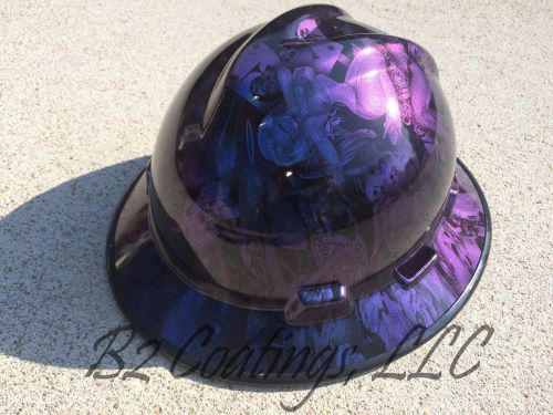 MSA V-Gard Hard Hat W/Fas-Trac Chameleon Blue/Red/Purple Naughty Boy OSHA/CSA