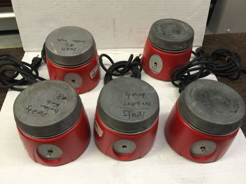 Lot Of 5 VWR 120v Mini Hot Plate Red