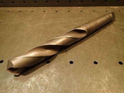 Cleveland Twist Drill 1-11/32&#034; Bit 6&#034; Long Flutes Morse Taper #4 Shank MT4 4MT