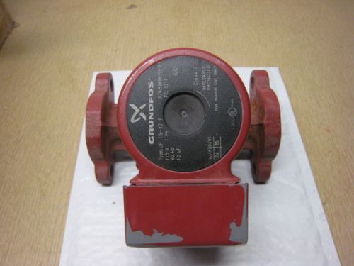 Grundfos up15-42f 1/25 hp 115v cast iron recirculating pump 59896155 for sale