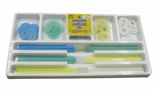 1 box tor vm dental finishing and polishing kit discs and stripes no.1.021 ce for sale