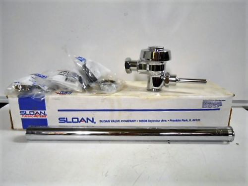Sloan flushometer 3010500 royal 117 chrome explosed flush valve, nos new in box! for sale
