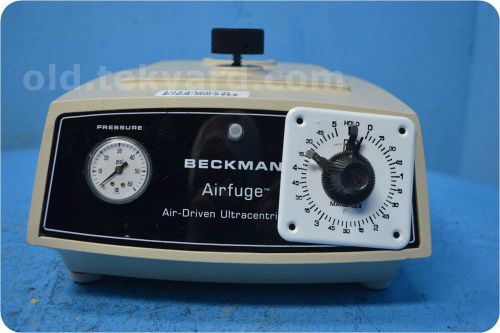 BECKMAN AIRFUGE 340400 AIR-DRIVEN ULTRACENTRIFUGE CENTRIFUGE @ (134267)