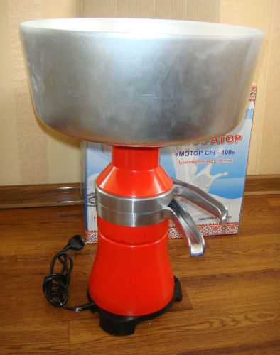 MILK CREAM ELECTRIC SEPARATOR FULL METAL NEW MOTOR SICH-100-18 LOT OF 1