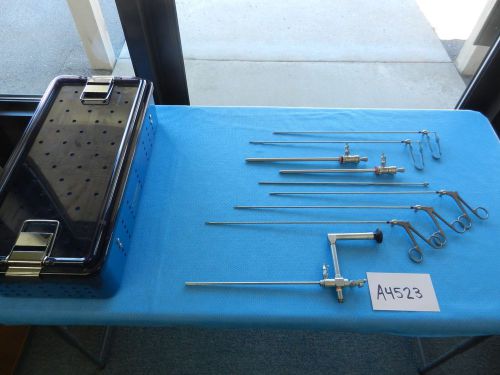 Karl Storz Surgical Nephrostomy Laparoscopic Set W/ Scope &amp; Case