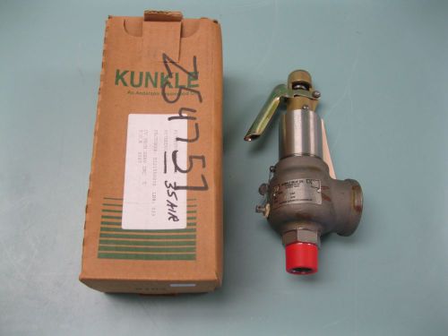 3/4&#034; x 1-1/4&#034; kunkle 917-bedv03 pressure relief valve ss new l16 (2056) for sale