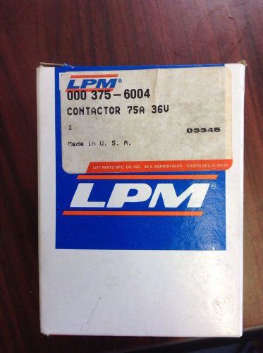 LPM Contactor 75A 36V 000 375-6004 CMC