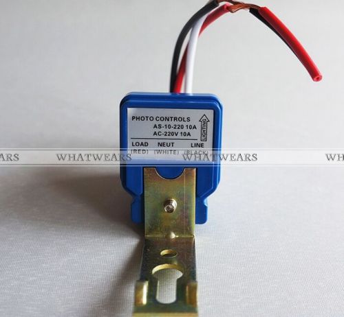 DC/AC 12V 10A AS-10 Auto On Off Street Light Switch Photo Control Sensor MPH