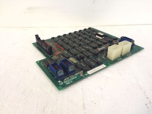 Yaskawa JANCD-SP01, DF8100269 Reve C Board, JAN CD-SPOI, CNC Board, Matsurra