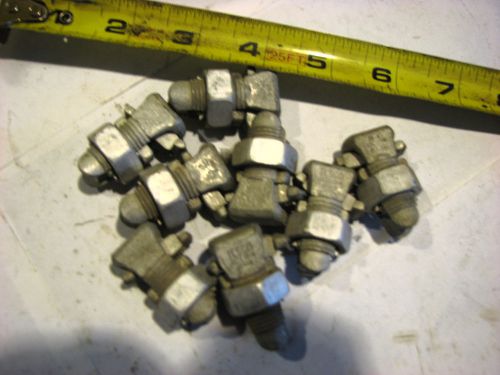 8 ILSCO AL Split Bolts 4STR 10-4 AL9CU AK-4 SOL-STR FREE SHIPPING