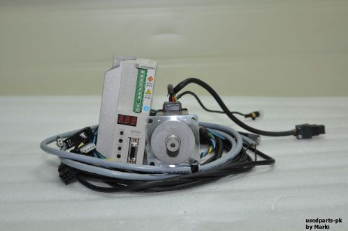 MITSUBISHI SERVO MOTOR DRIVER MR-C40A 400W &amp; HC-PQ43B 400W MOTOR &amp; CABLES