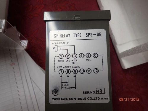 Yaskawa.. SPS-05..  Digital Speed Meter.. (NEW)