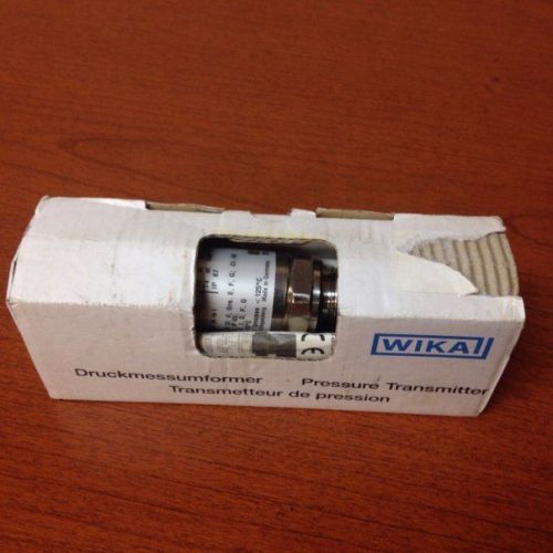 Wika intrinsically safe pressure transmitters transducer type is-21 0-500 psi for sale