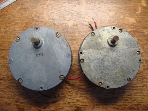 Two PMI Motion Kollmorgen Gear Servo Motor 9 cm armature  Ratio 100:1