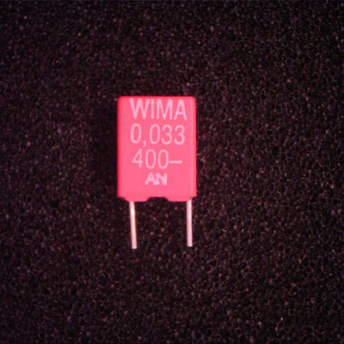 25 pcs WIMA MKS 2, 33nf 0.033uf 400v 5%, Polyester (PET) Capacitors - US Seller