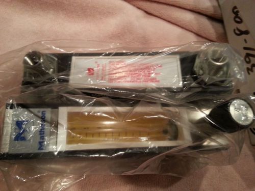 Lot of (2).. matheson tri-gas model fm1000 - p/n mj16a101j754 - flow meter - nib for sale