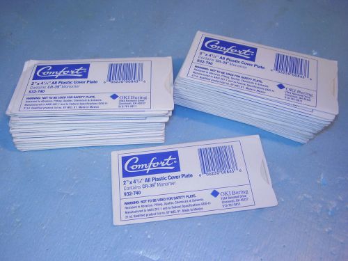 Lot Of 40 Comfort 932-740 Clear 2&#034;x4-1/4&#034; Welding Helmet Cover Plates