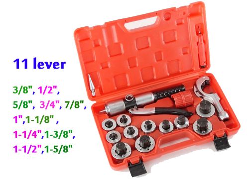 Hydraulic Tube Expander 11 Lever Tubing Expander Tool Swaging Kit HVAC Tools