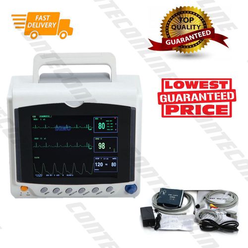 Cms6000c new icu vital signs 4 parameters patient monitor ecg,nibp,spo2,pr for sale