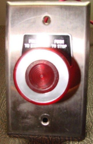 SQUARE D 9001 TYPE KI SERIES H PUSH/PULL OPERATOR EMERGENCY LIGHTED STOP SWITCH