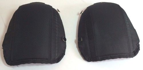 Husky CLC Professional Knee Pads Black Fabric Stretch Straps Buckles