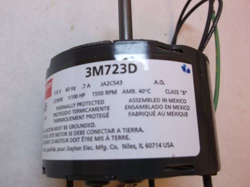 1/100 HP HVAC Motor Shaded Pole 1550 Nameplate RPM 115 Voltage Frame 3.3 (G32R)