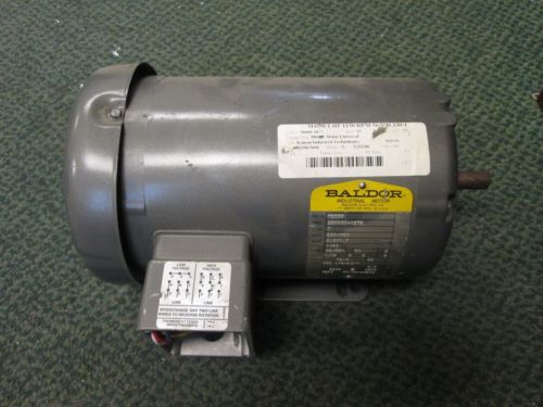 Baldor AC Motor M3558 1HP 1140RPM 230/460V 3.4/1.7A 60Hz 3Ph New Surplus