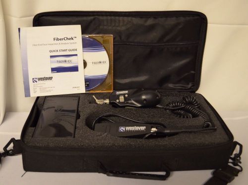 Westover Fiber Microscope Kit with USB Digital Converter &amp; Tips, Case