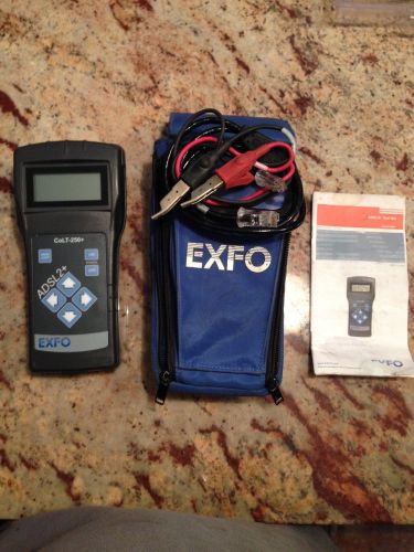 EXFO COLT-250+ ADSL ADSL2+ DSL TEST SET BIT RATE, NOISE METER