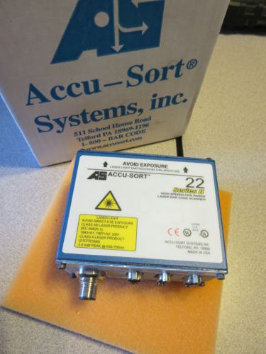 Accu-Sort Model 22 Series II Laser Barcode Scanner - USED Working Bar Code