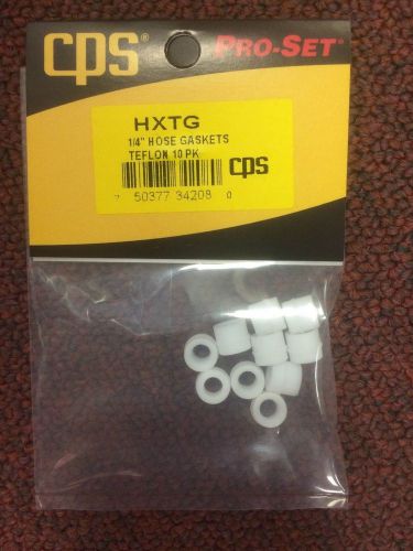 REFRIGERATION HOSE GASKETS, FOR 1/4&#034;, TEFLON GASKETS, 10 PACK, HXTG