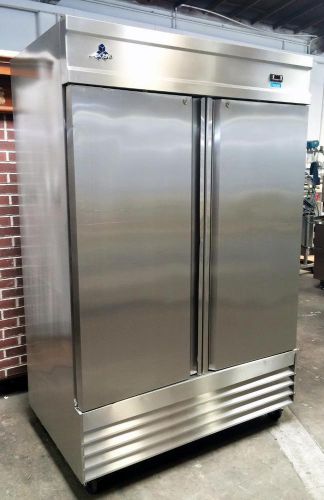 ASCEND JFD-48F 48 Cu.Ft COMMERCIAL 2-DOOR STAINLESS REACH-IN FREEZER