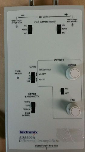 Tektronix ADA400A Differential Preamplifier